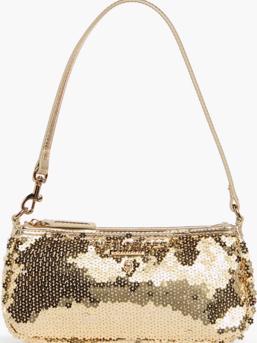 Kurt Geiger Gold Sequin Shoulder Bag